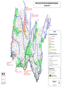 Carte Des Bassins De Risques Septembre 2015