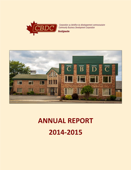 Annual Report 2013-2014 Annual Report 2014-2015