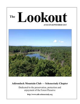 Adirondack Mountain Club — Schenectady Chapter Dedicated to the Preservation, Protection and Enjoyment of the Forest Preserve