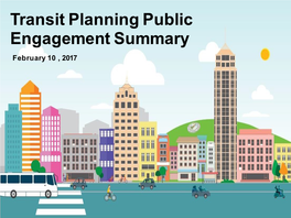 Transit Planning Meeting Facebook Live Statistics
