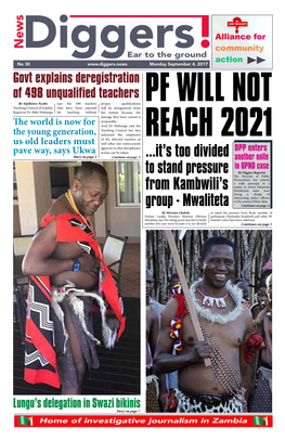 It's Too Divided to Stand Pressure from Kambwili's Group