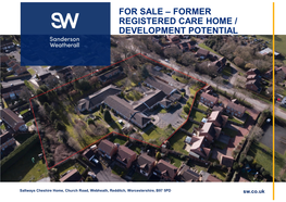 Former Registered Care Home / Development Potential