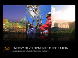 Energy Development Corporation