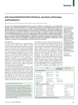 Seminar Soil-Transmitted Helminth Infections