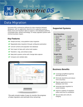 Symmetricds Data Migration