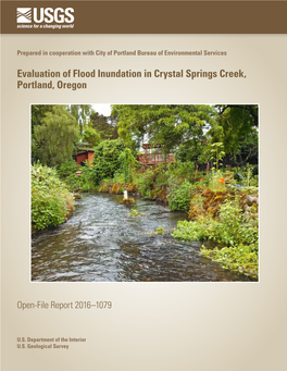 Evaluation of Flood Inundation in Crystal Springs Creek, Portland, Oregon