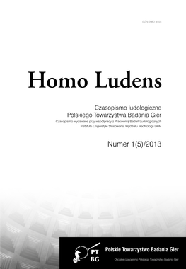 Homo Ludens 1(5)/2013