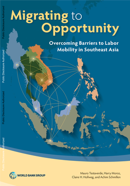Migrating to Opportunity Overcoming Barriers to Labor Mobility in Southeast Asia