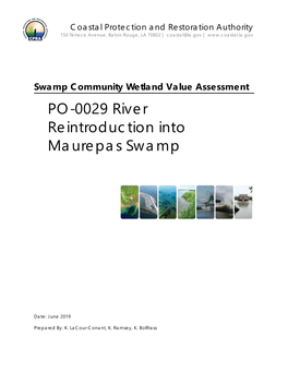 PO-0029 River Reintroduction Into Maurepas Swamp