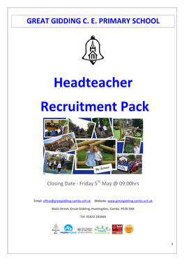 Headteacher Recruitment Pack