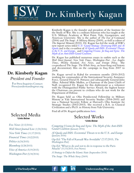 Dr. Kimberly Kagan