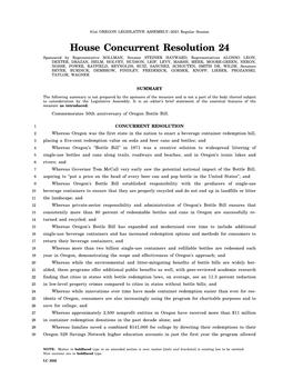 House Concurrent Resolution 24