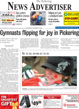 Gymnasts Flipping for Joy in Pickering