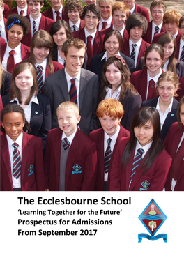 The Ecclesbourne School ‘Learning Together for the Future’