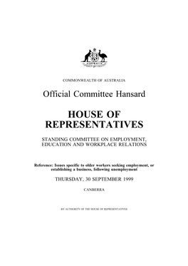 House of Representatives