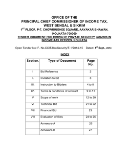 Office of the Principal Chief Commissioner of Income Tax