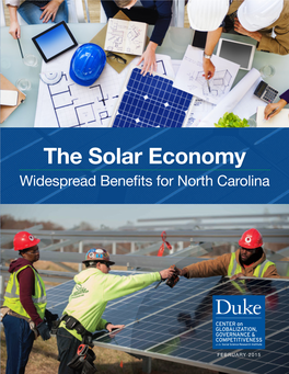 The Solar Economy Widespread Benefits for North Carolina