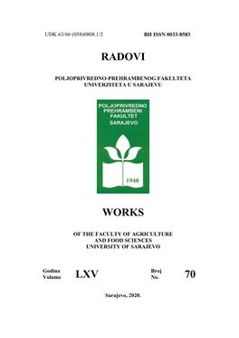 Radovi Works Lxv 70