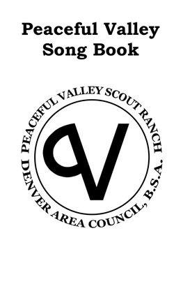 Peaceful Valley Song Book Table of Contents