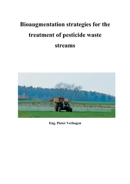 Bioaugmentation Strategies for the Treatment of Pesticide Waste Streams