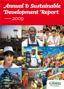 Annual & Sustainable Development Report — 2009