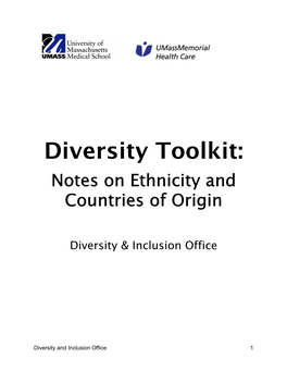 Diversity Toolkit