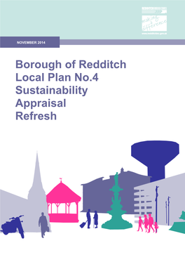 Borough of Redditch Local Plan No.4 Sustainability Appraisal Refresh