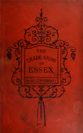 The Trade Signs of Essex