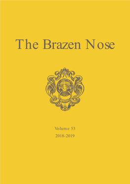 Brazen Nose Vol 53, 2018-19