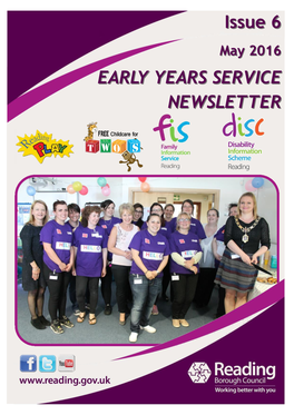 Issue 6 EARLY YEARS SERVICE NEWSLETTER