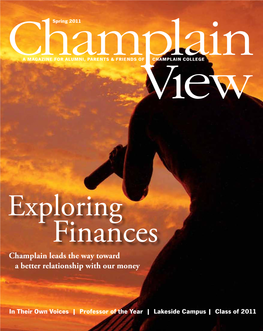 Exploring Finances Champlain Leads the Way Toward a Better Relationship with Our Money