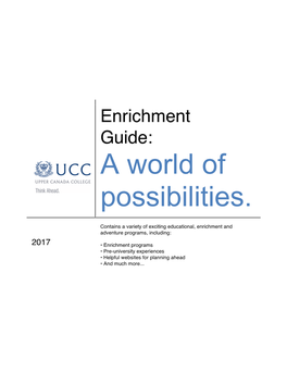 Enrichment Guide 2016-17