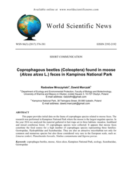 Feces in Kampinos National Park