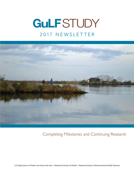 Gulf STUDY 2017 Newsletter