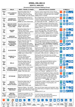 May 16 Bristol Amblers