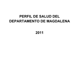 Perfil De Salud Del Departamento De Magdalena 2011