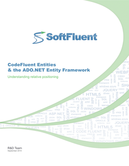 Codefluent Entities & the ADO.NET Entity Framework