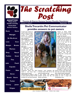 Sheila Trecartin: Pet Communicator Provides Answers to Pet Owners