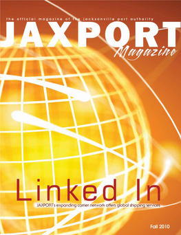 JAXPORT 2010 Magazine 1 L GISTICS