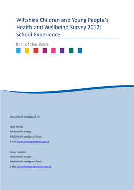 Wiltshire Children and Young People's Health and Wellbeing