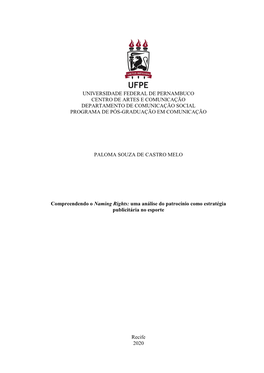 DISSERTAÇÃO Paloma Souza De Castro Melo.Pdf