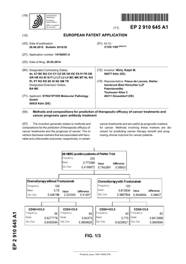 Methods and Compositions for Prediction of Therapeutic Efficacy of Cancer Treatments and Cancer Prognosis Upon Antibody Treatment