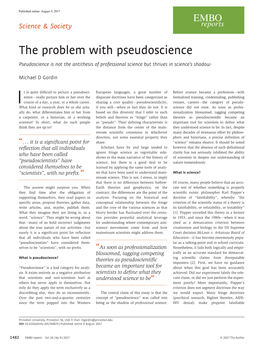The Problem with Pseudoscience
