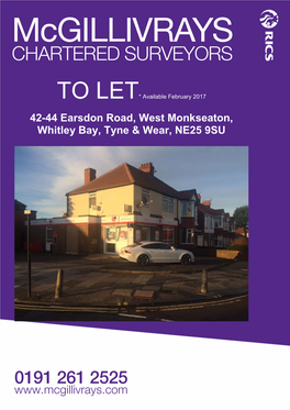 42-44 Earsdon Road, West Monkseaton, Whitley Bay, Tyne & Wear, NE25 9SU