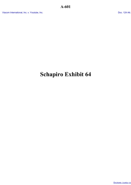 Schapiro Exhibit 64