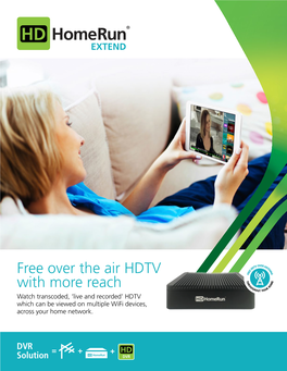 Free Over the Air HDTV with More Reach