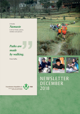 Newsletter December 2018