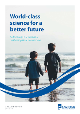 World-Class Science for a Better Future