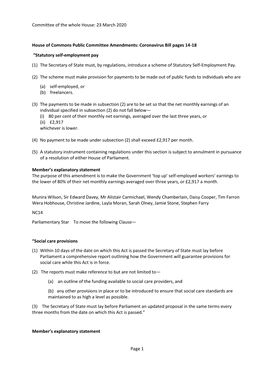 23 March 2020 Page 1 House of Commons Public Committee