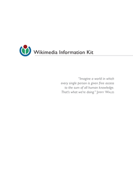 Wikimedia Information Kit